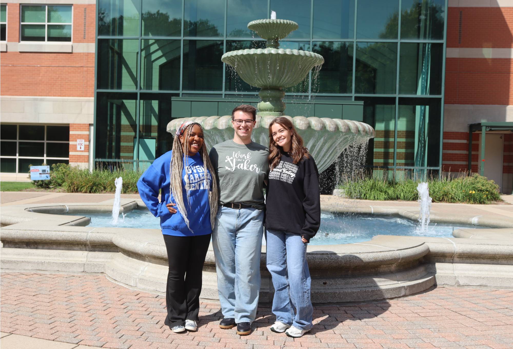 interns posing for camera